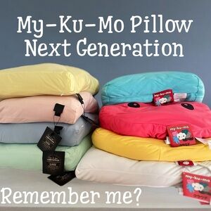 2-pack My-KU-mo pillow 2.0 | next generation | Same Feel just better| Square-Ne…